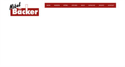 Desktop Screenshot of moebel-baecker.de